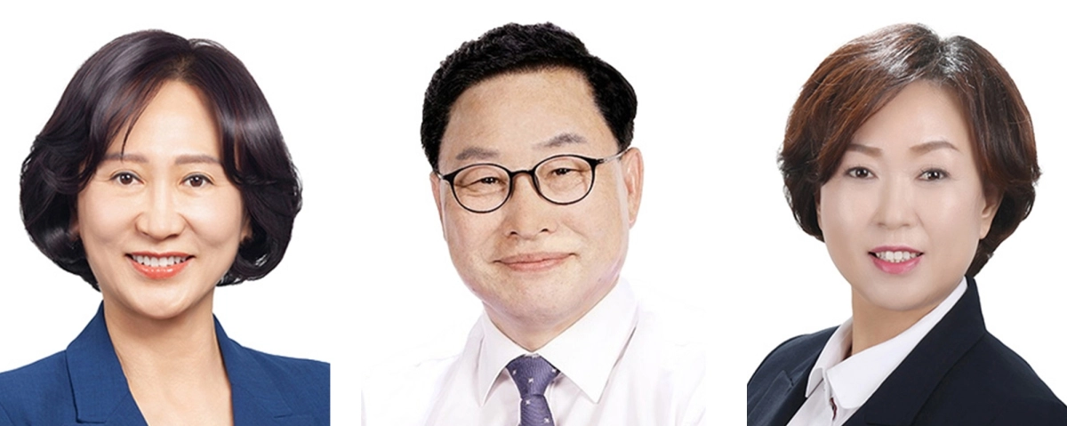 왼쪽부터 김정미 의원, 박성민 의원, 최미정 의원. 광명시의회 제공