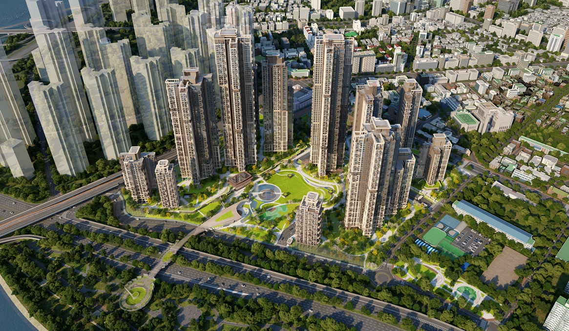 서울 강남구 압구정 2구역 재건축 이후 조감도. 서울시 제공