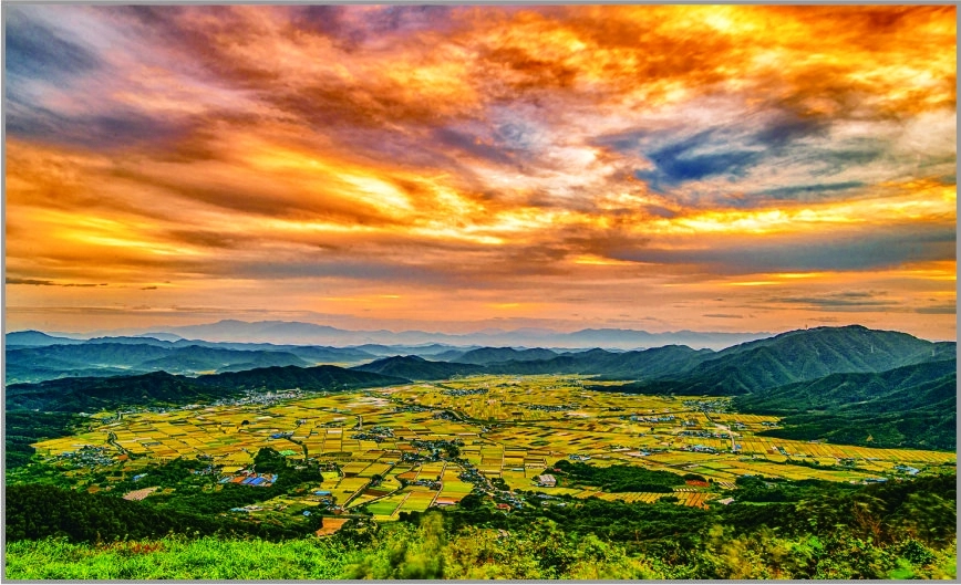 합천운석충돌구 전경. 2026.7.3. 합천군 제공