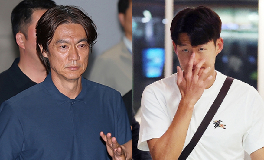 홍명보 감독과 따로 귀국길 오른 손흥민 “다시 뛰겠다”