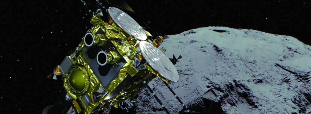 일본 탐사선 ‘하야부사2’. JAXA 홈페이지 캡처
