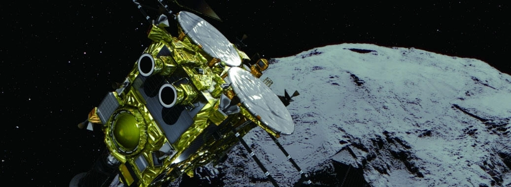 일본 탐사선 ‘하야부사2’. JAXA 홈페이지 캡처
