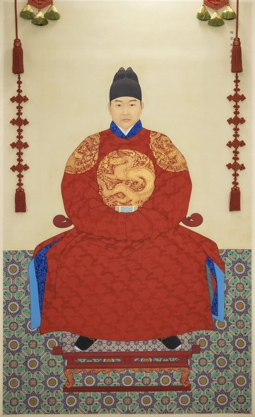 오는 7일부터 특별전 ‘우리 옷을 그리다: 권오창 화백 기증 복식인물화’에 전시되는 단종 어진의 모습. 국립대구박물관 제공