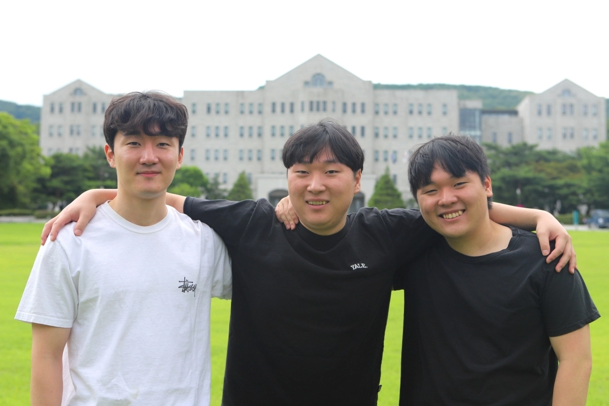호서대 전기시스템공학과에 함께 재학 중인 이정훈. 이승훈. 이지훈 형제