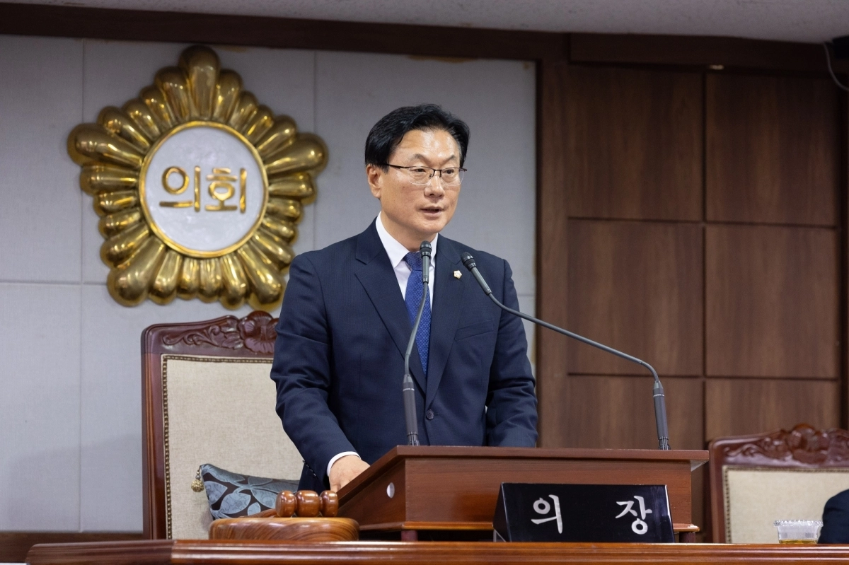 유영철 순천시의회 10대 전반기 의장.