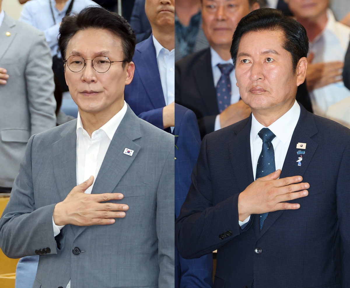김민석 전 총리와 정청래 전 대표