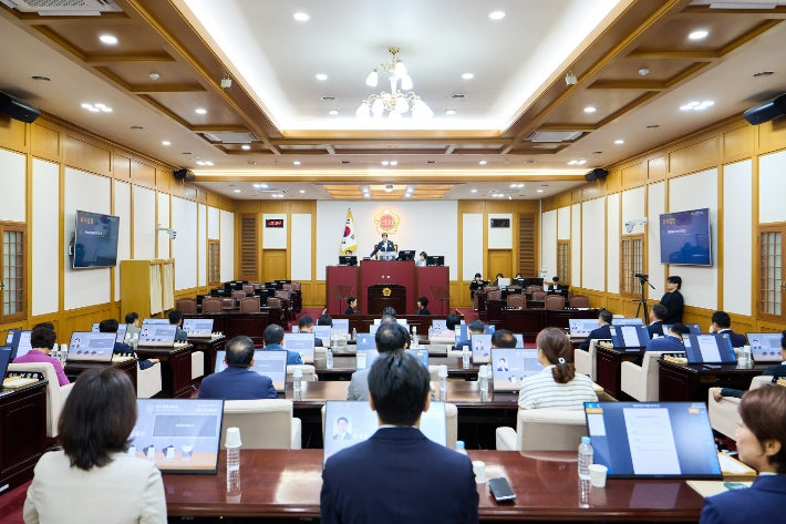 대구시의회 본회의장. 대구시의회 제공
