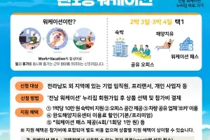 완도군, ‘완도형 워케이션’을 본격 운영
