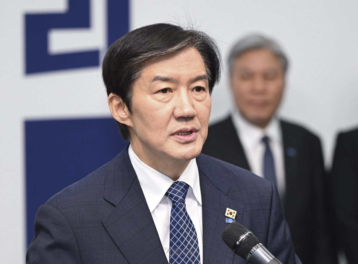 조국 전 조국혁신당 대표. 이지훈 기자