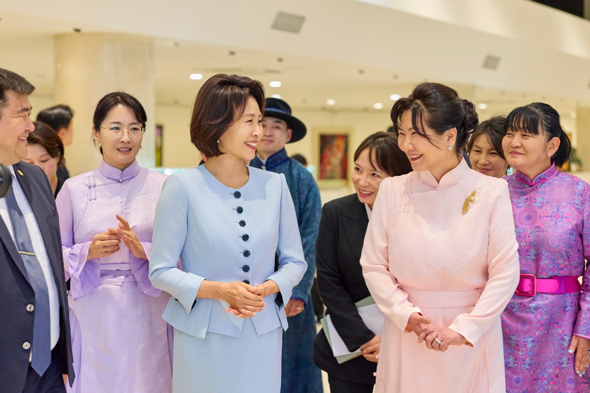 한-몽골 영부인, 칭기즈칸 박물관 방문