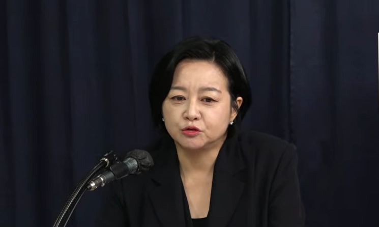 조수진 노무현재단 이사장. 자료 : 유튜브 ‘장윤선의 취재편의점’