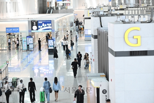 인천국제공항 내부. 서울신문 DB