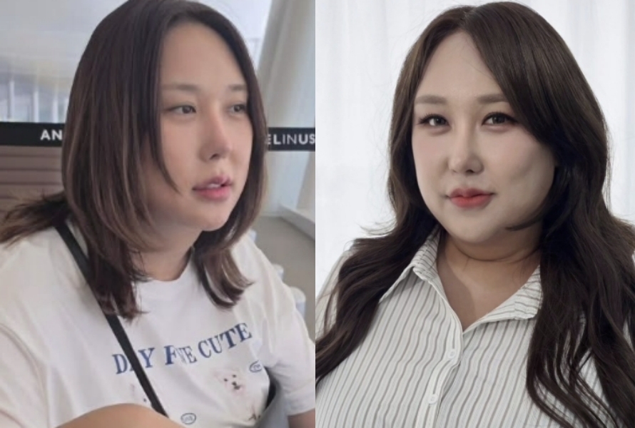 체중 감량에 성공한 풍자. 인스타그램 캡처