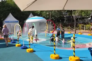 “무더위 날리자”…광진구, 물놀이장·바닥분수 본격 가동