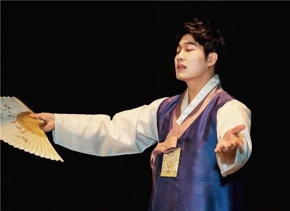 2019년 이집트 알렉산드리아 오페라하우스 대극장 공연 당시 조수황 명창, ⓒ국제무형문화유산협회 제공