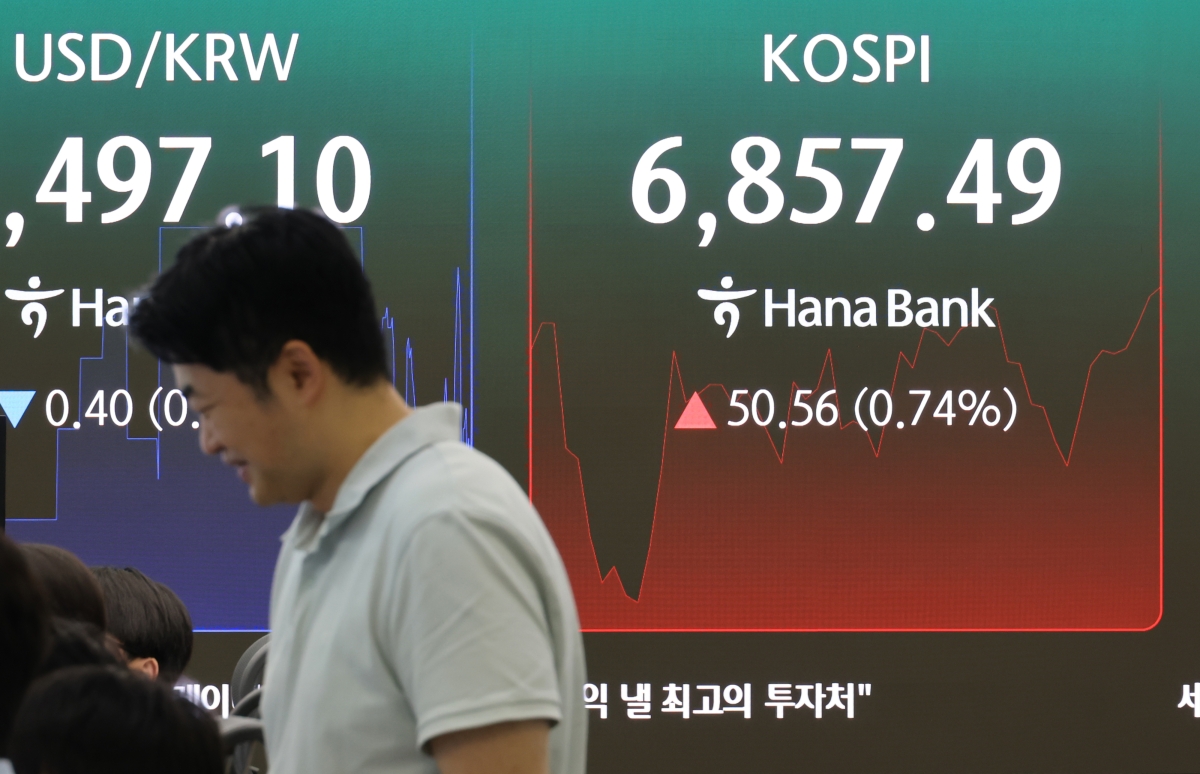상승 전환한 코스피