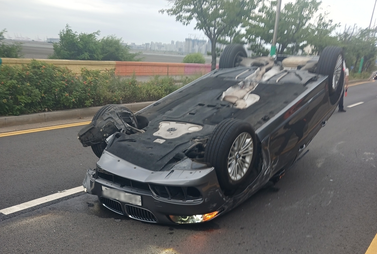 인천 남동구 고잔동 사고 현장. 연합뉴스