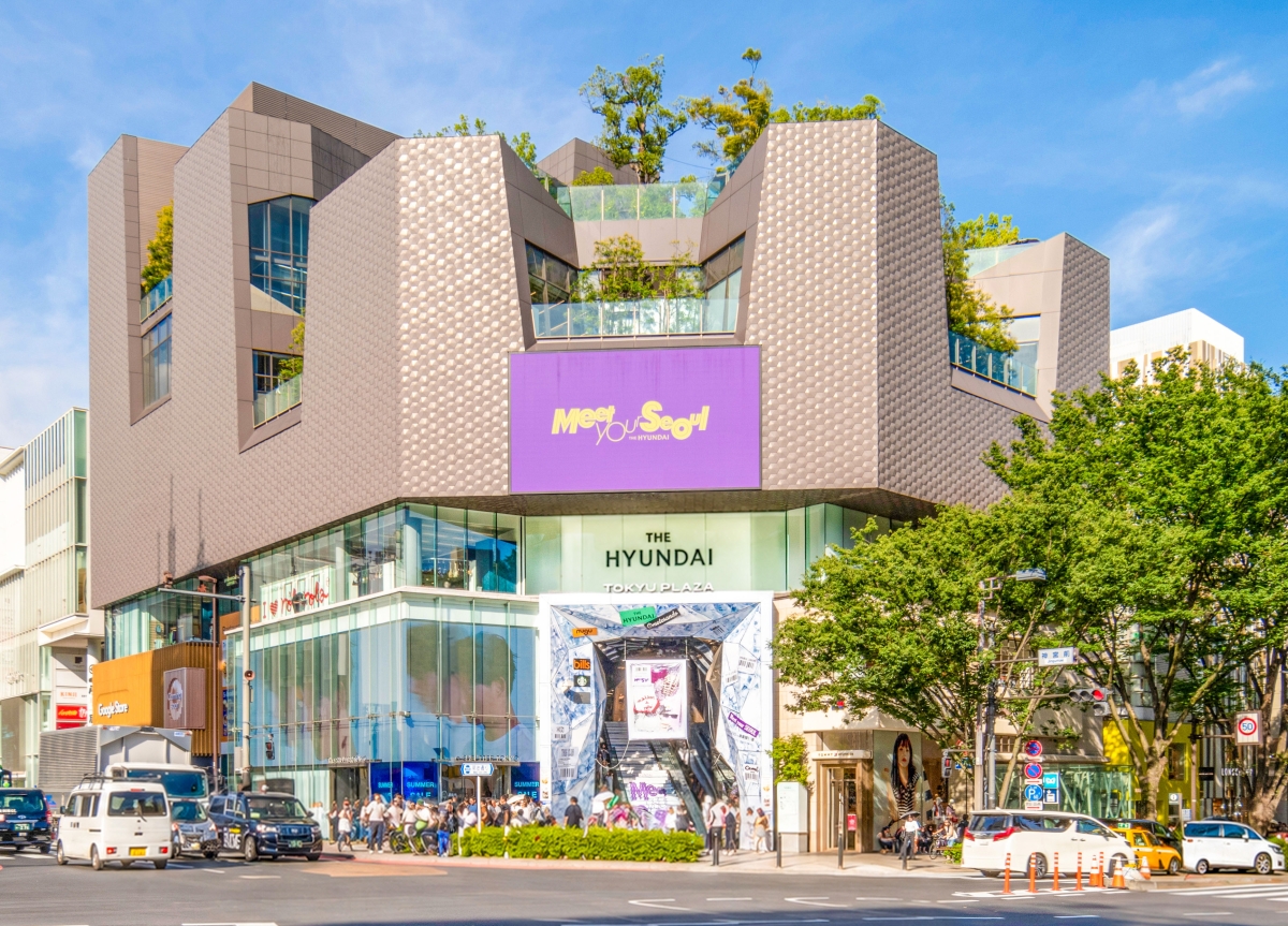 현대백화점이 일본 도쿄 명품 거리 오모테산도에 문을 연 더현대 글로벌 플래그십 스토어. 현대백화점 제공