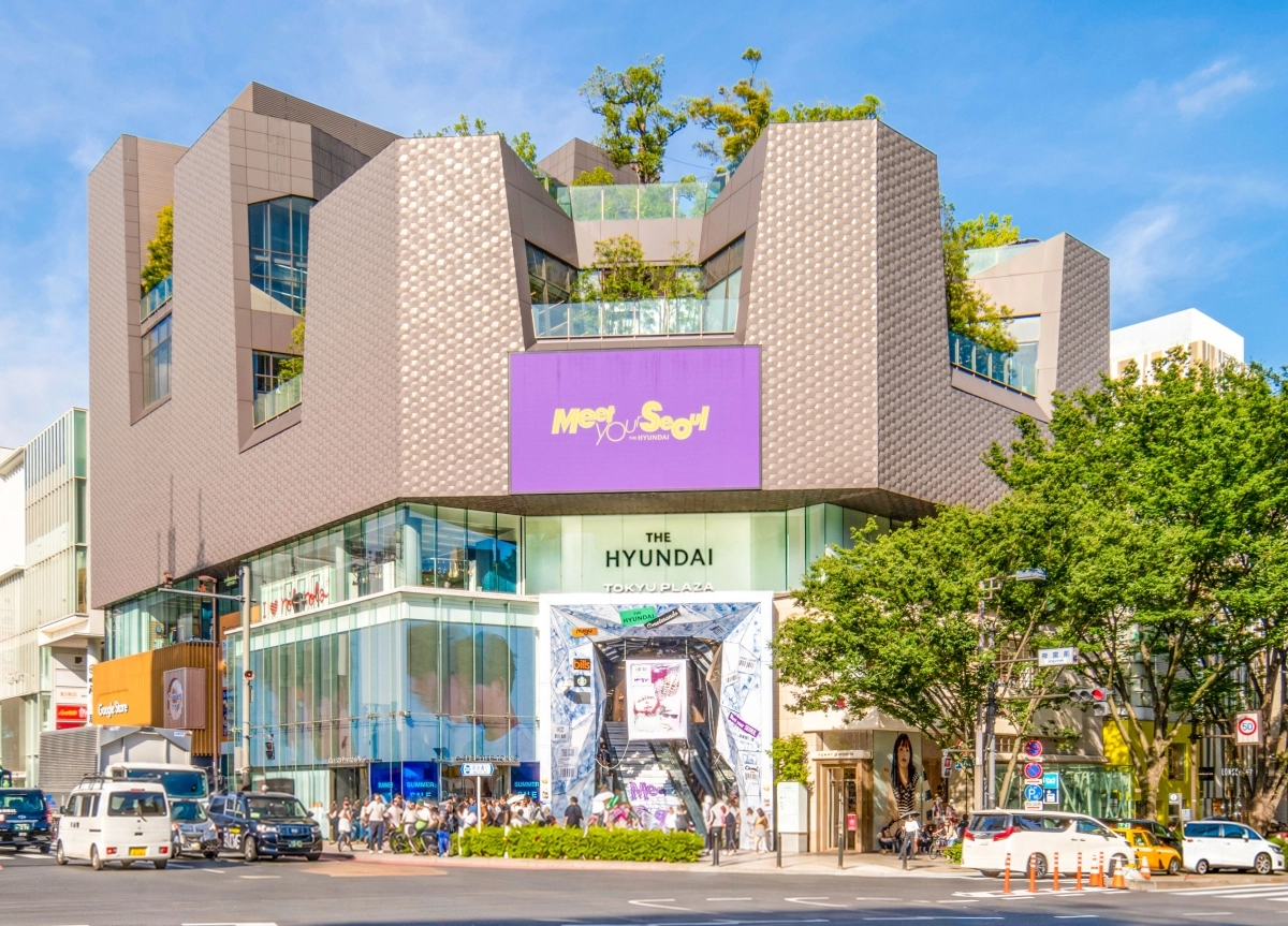 현대백화점이 일본 도쿄 명품 거리 오모테산도에 문을 연 더현대 글로벌 플래그십 스토어. 현대백화점 제공