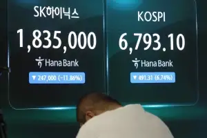 6% 상승 다 토해낸 코스피…SK하이닉스 11% ‘털썩’