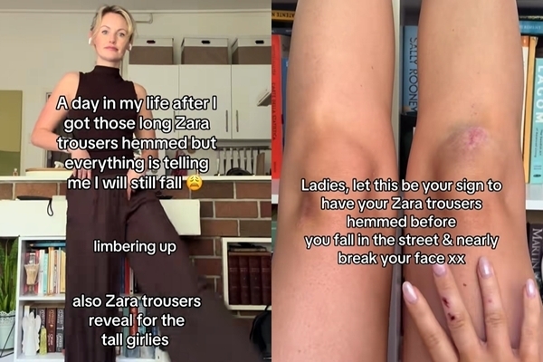 글로벌 패션 브랜드 자라(ZARA)의 특정 와이드 팬츠 제품이 온라인상에서 이른바 ‘죽음의 바지’(Death Trousers)로 불리며 화제가 되고 있다. 틱톡 캡처