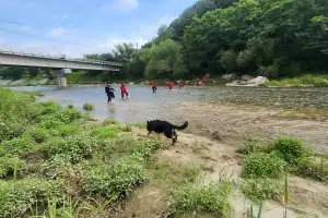 경북 영주 급류 실종 70대 추정 시신 발견…수색 8일만