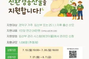 관악구 “임산부 1036명에게 집 앞까지 친환경농산물”