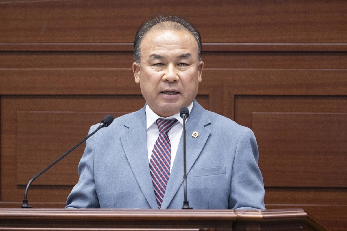 16일 열린 제364회 임시회 5분 자유발언을 하는 최병욱 의원. 경북도의회 제공