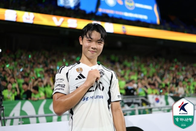 전북 현대의 18세 신예 김예건. 프로축구연맹 제공
