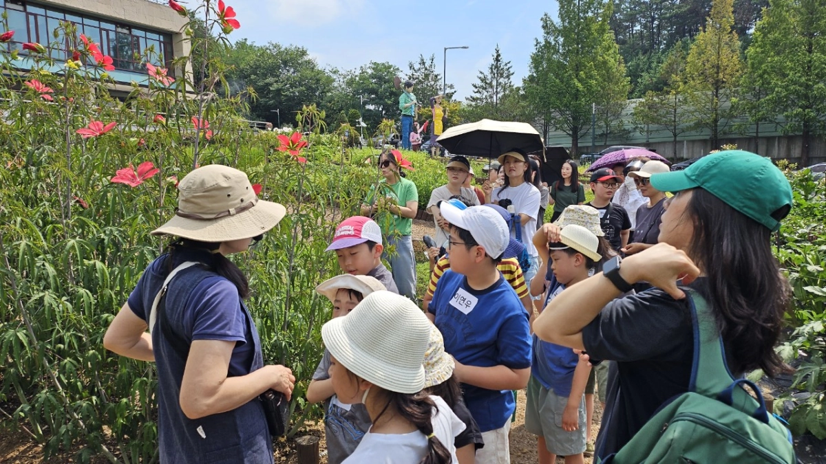 지난해 7월 ‘여름철 어린이 자연학교’에 참가한 가족들 모습. 서울시 제공