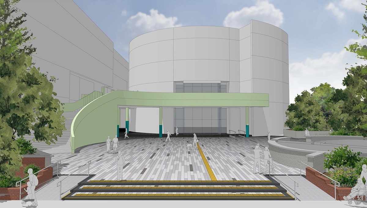 ‘양천문화회관 광장 일대 환경개선사업’ 투시도.  양천구 제공