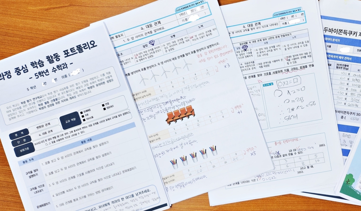 서울일원초등학교가 가정 맞춤형 지도를 돕기 위해 마련한 ‘성장 중심 학생 평가 통지 체계’.  서울일원초등학교 제공