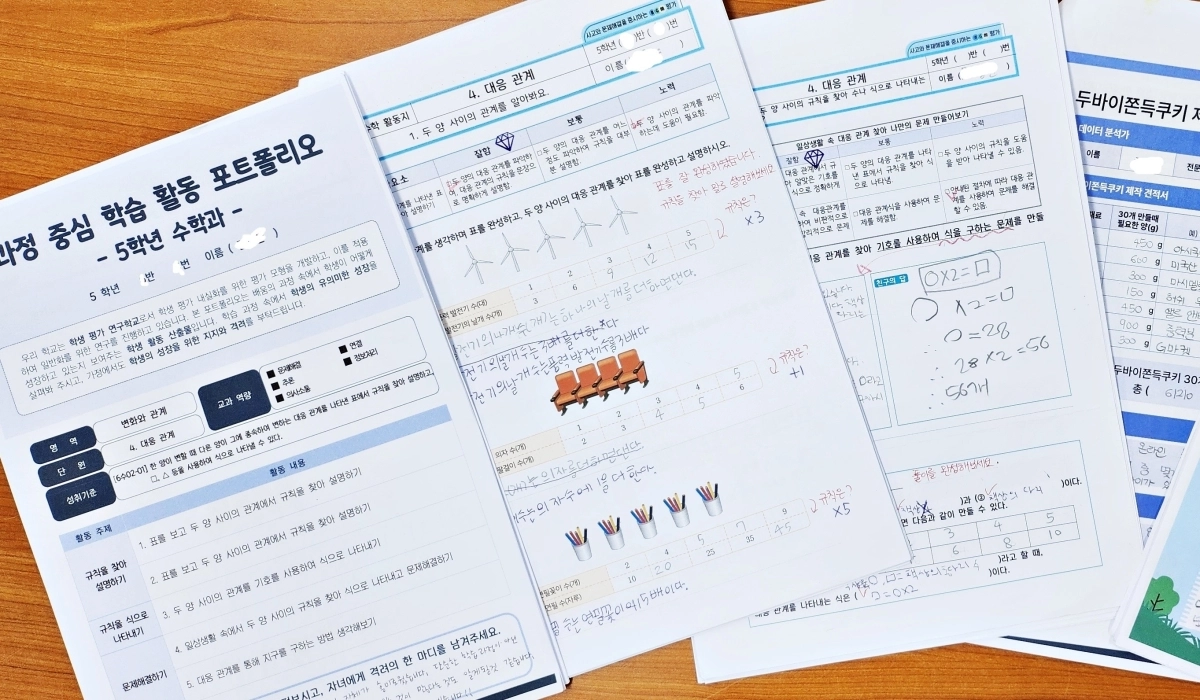 서울일원초등학교가 가정 맞춤형 지도를 돕기 위해 마련한 ‘성장 중심 학생 평가 통지 체계’.  서울일원초등학교 제공