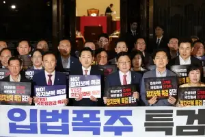 여야, 원 구성은 뒷전… 종합특검 연장법 상정에 ‘필버’ 충돌