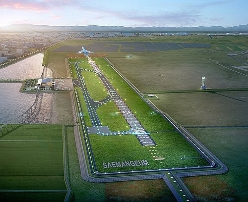 새만금국제공항 조감도. 전북도 제공