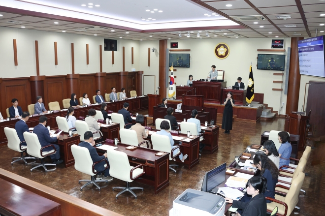 광명시의회, 제301회 임시회 개회… 주요 안건 심사 돌입