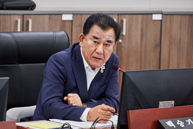 백승기 경기도의원 “경기미 브랜드 보호와 친환경 학교급식 흔들림 없어야” 강조