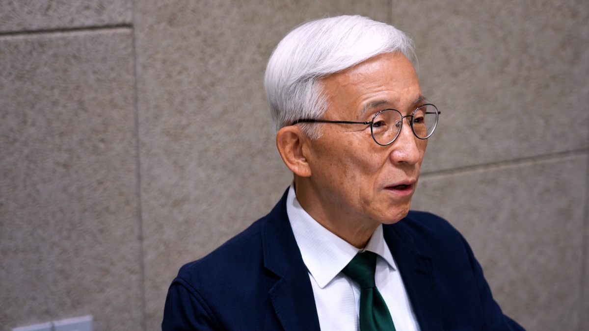 지난 19일 서울 성동구 한 카페에서 서울신문과 인터뷰 중인 오윤성 순천향대 경찰행정학과 교수