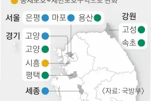 용산·마포·세종 등 ‘여의도 면적 10배’ 軍보호구역 규제 풀린다