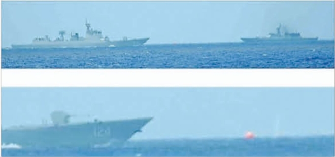 “중·러, 일본 EEZ서 해상 실탄 사격 훈련”