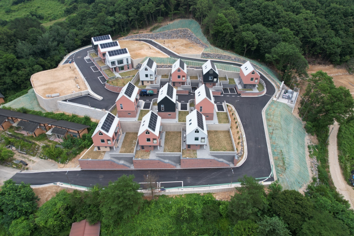 충남 금산군 아토피자연치유마을 치유주택. 금산군 제공