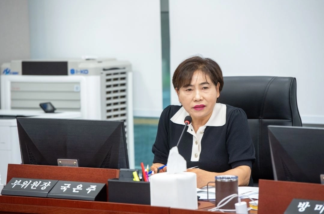 ▲ 지난 21일 열린 2026년 하반기 업무보고에서 발언중인 국은주 의원(사진=경기도의회)
