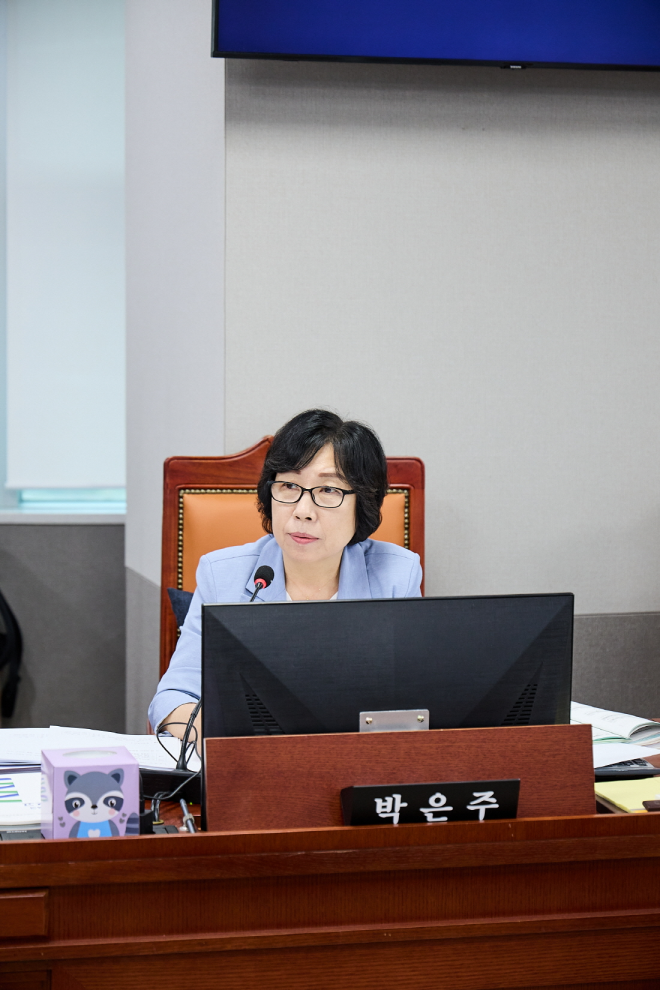 박은주 경기도의원, 청년 면접수당 실효성·평생교육진흥원 출연금 사업 적정성 전면 점검