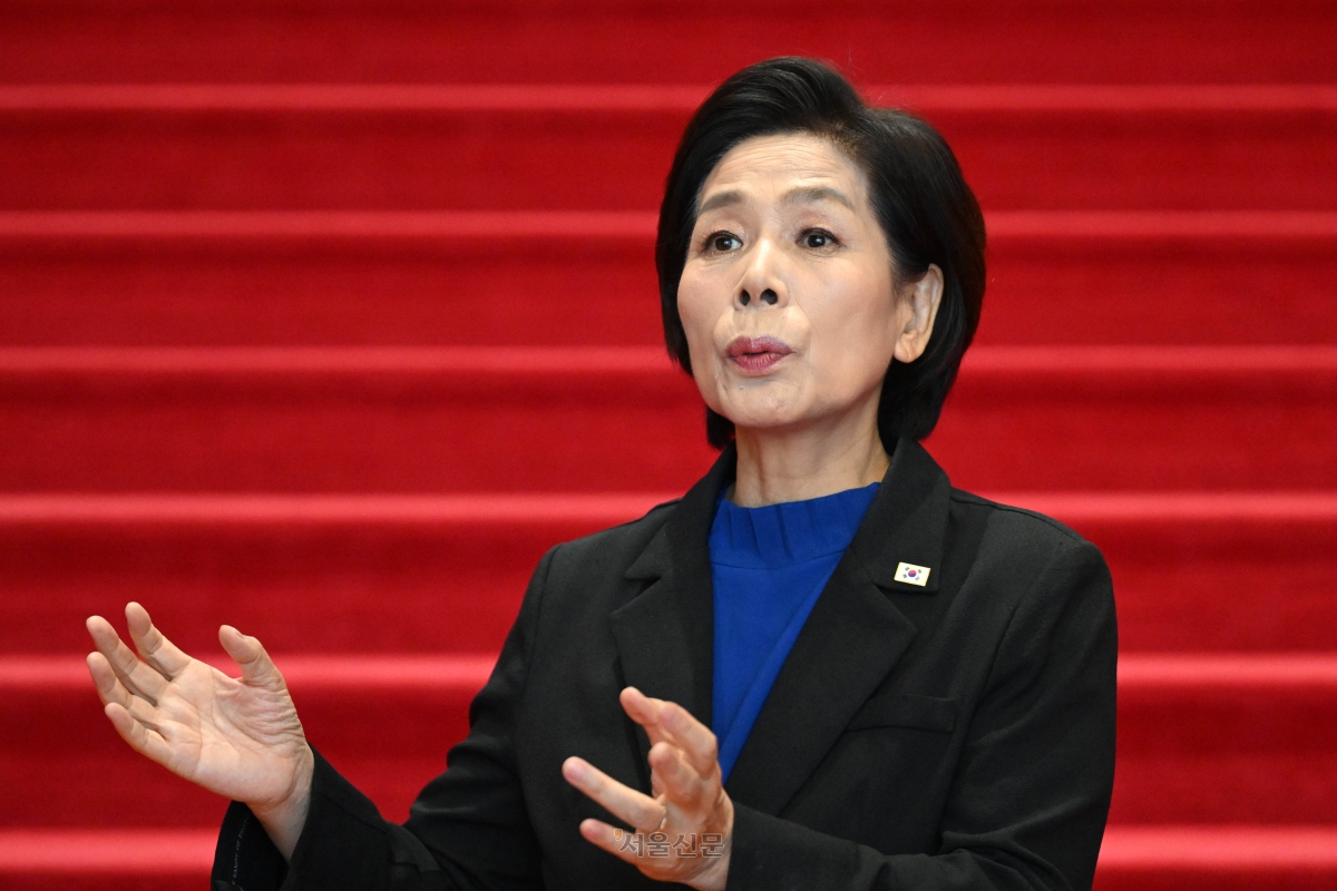 최민희 더불어민주당 의원이 22일 국회에서 서울신문과 인터뷰를 하고 있다. 홍윤기 기자