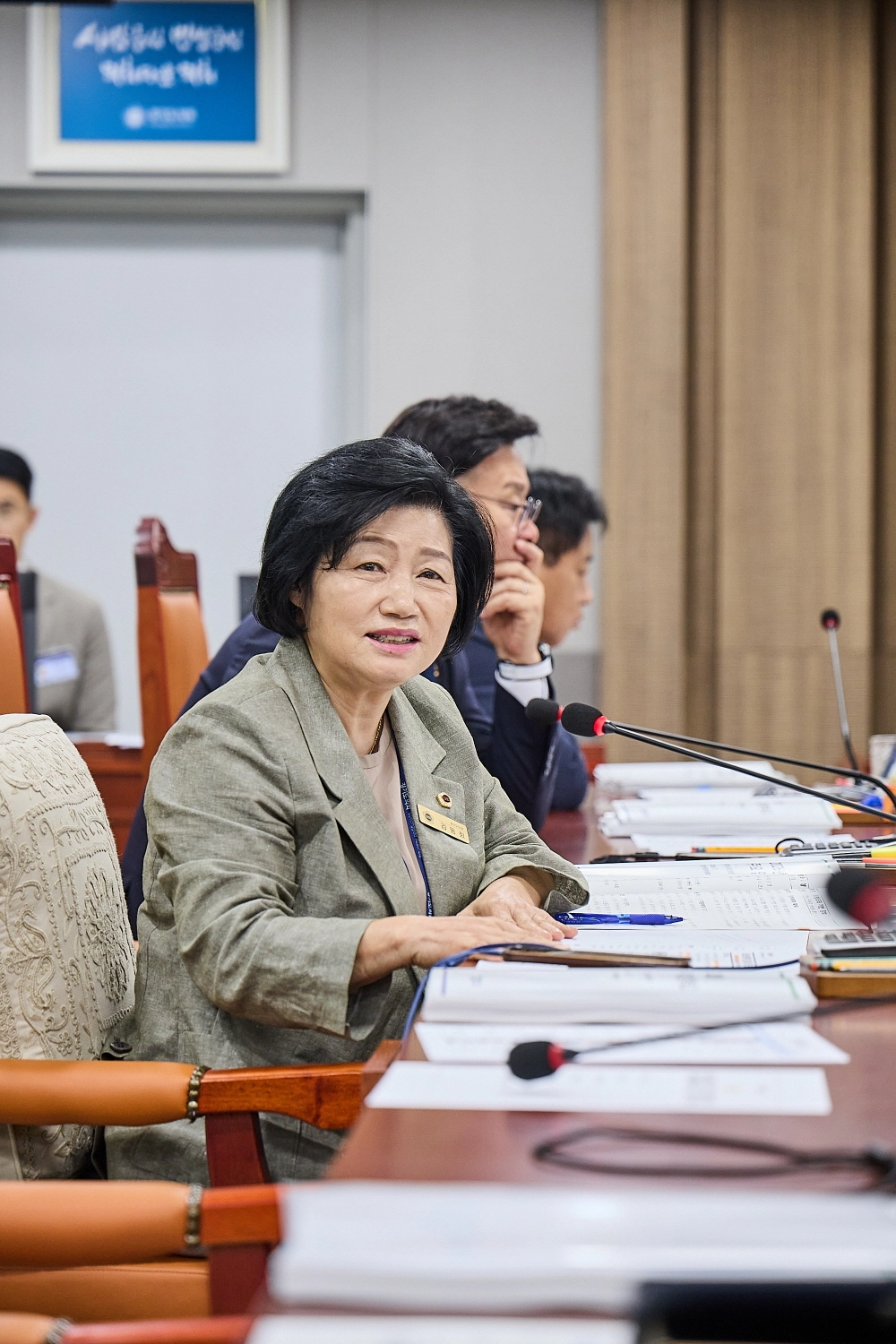 ▲ 김동희 의원이 22일 열린 제392회 임시회 안전행정위원회 회의에서 질의를 진행하고 있다. (사진=경기도의회)