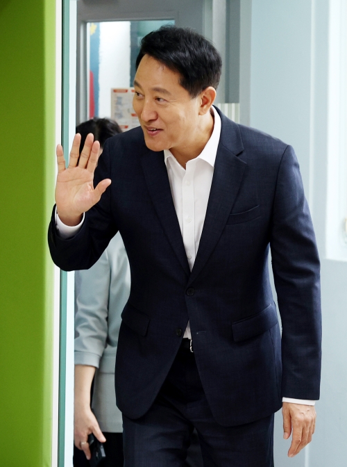 오세훈, 지역아동센터 방문