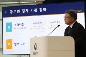 공무원 ‘혐오 표현’ 쓰면 파면 가능…징계 기준 신설