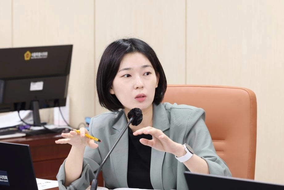 발언중인 이인애 서울시의원. 서울시의회 제공
