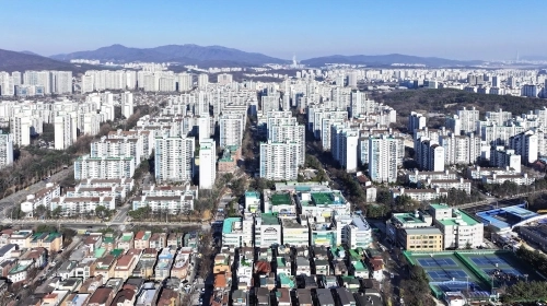 성남 분당노후계획도시 전경