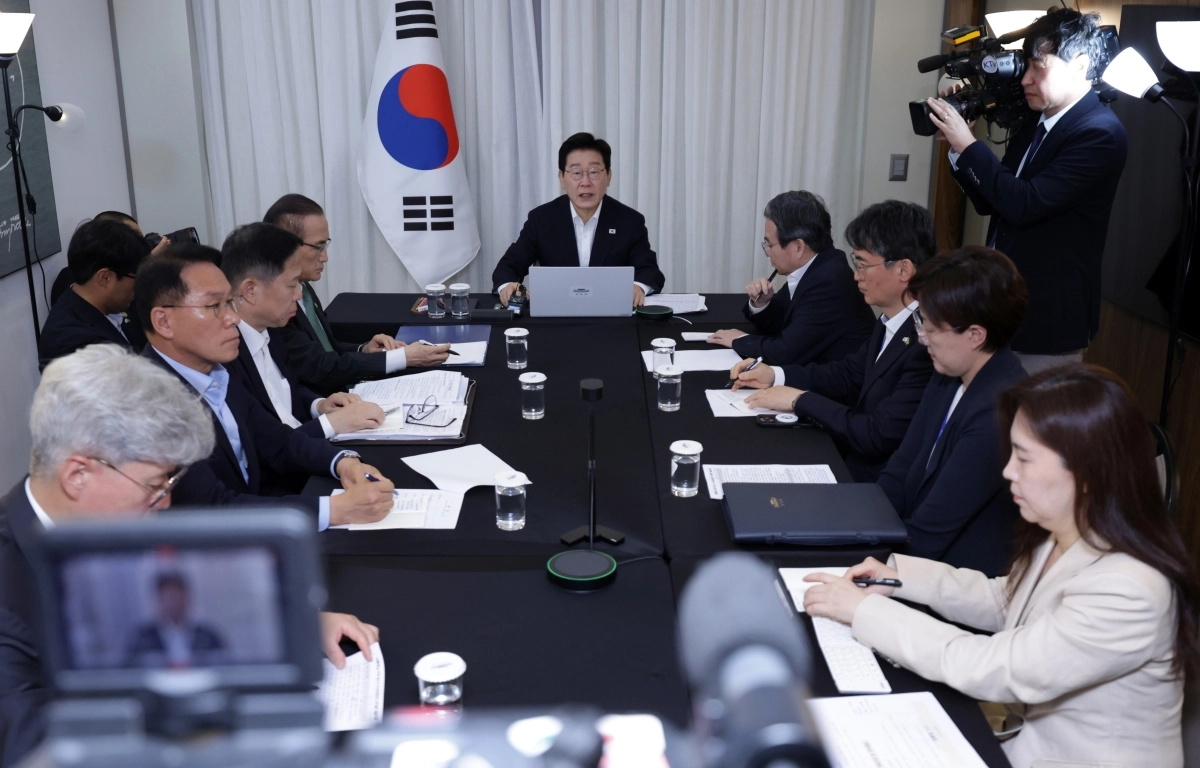 이재명 대통령, 브라질에서 대수보 주재